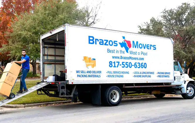 our movers Springtown TX and truck ready for action